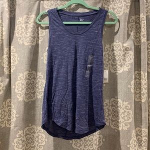 NWT Gap Blue Space dye Tank Top